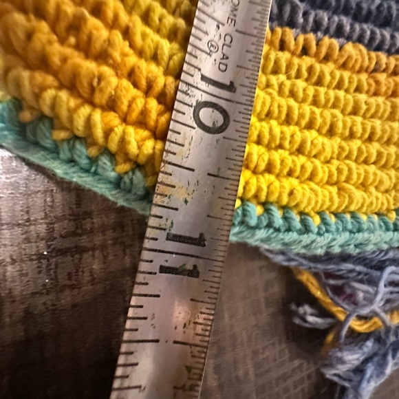 Vibrant Multicolor Handwoven Crossbody Bag - Picture 9 of 9